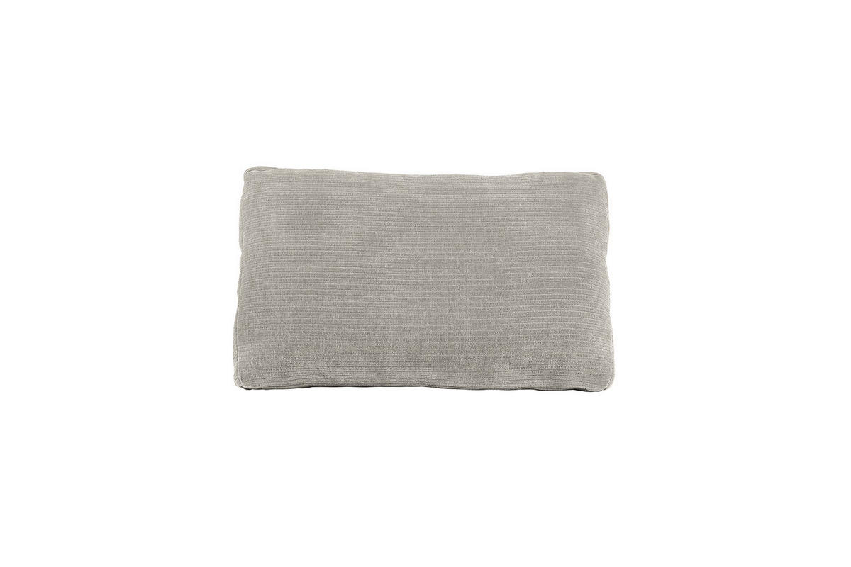 RÜCKENKISSEN SEPHI Silber Cord - Silberfarben, Textil (70/20cm) - KAWOLA
