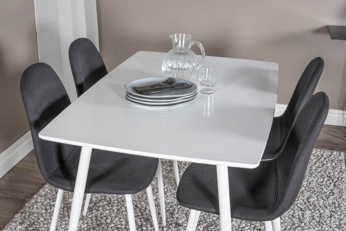TISCHGRUPPE Weiß - Weiß, Holzwerkstoff (80/75/120cm) - ebuy24