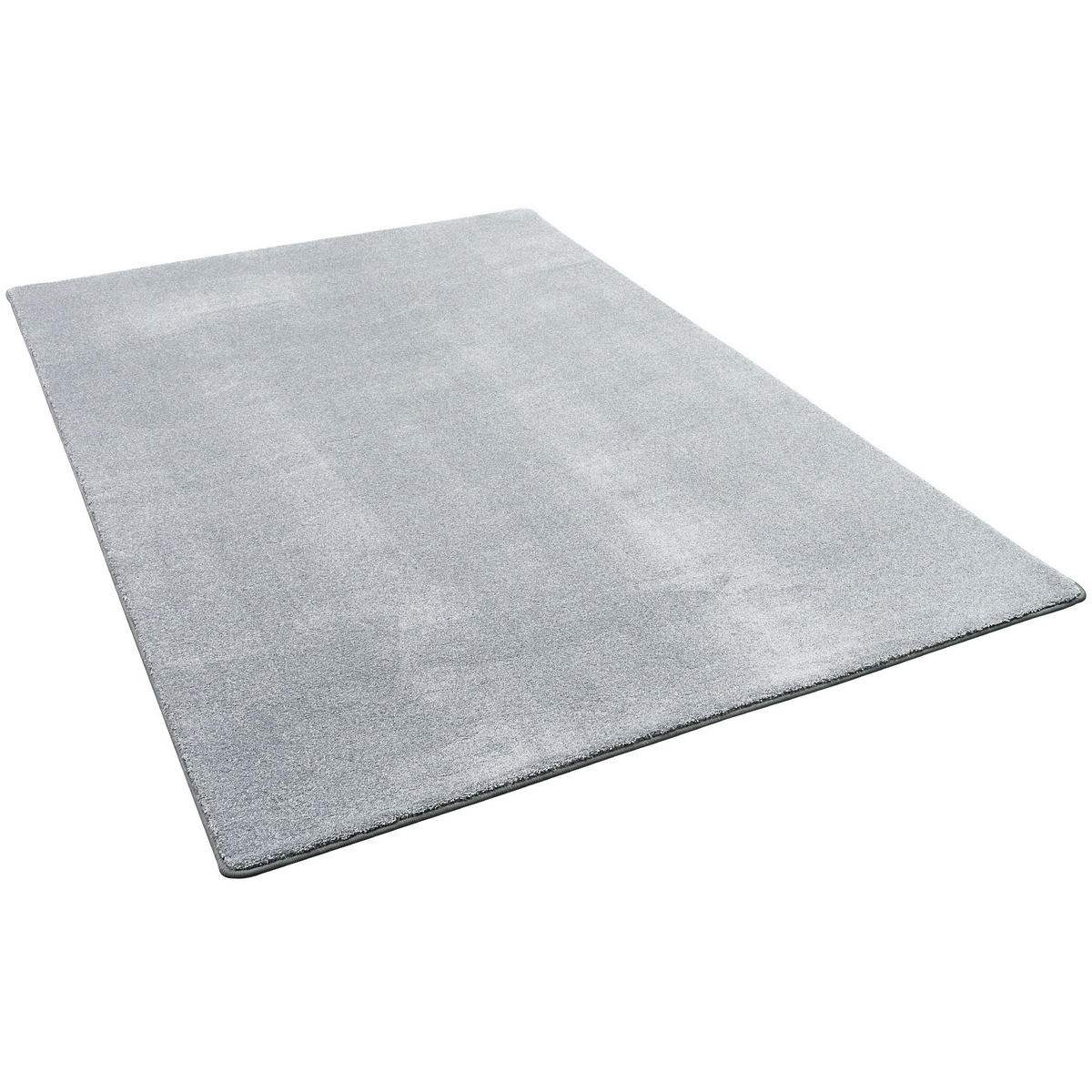 HOCHFLOR LUXUS VELOURS TEPPICH TOUCH - Grau, Textil (160/200cm) - Snapstyle