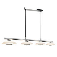 HÄNGELEUCHTE Zorvq 35/133/64 cm - Alufarben, Metall (64/35/133cm) - ZMH