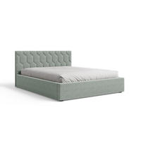 POLSTERBETT 02 160 x 200 cm – Casa – Bett mit Federmechanismus und Stauraum - Grün, Holz (160/200cm) - ROYAL24_MARKT