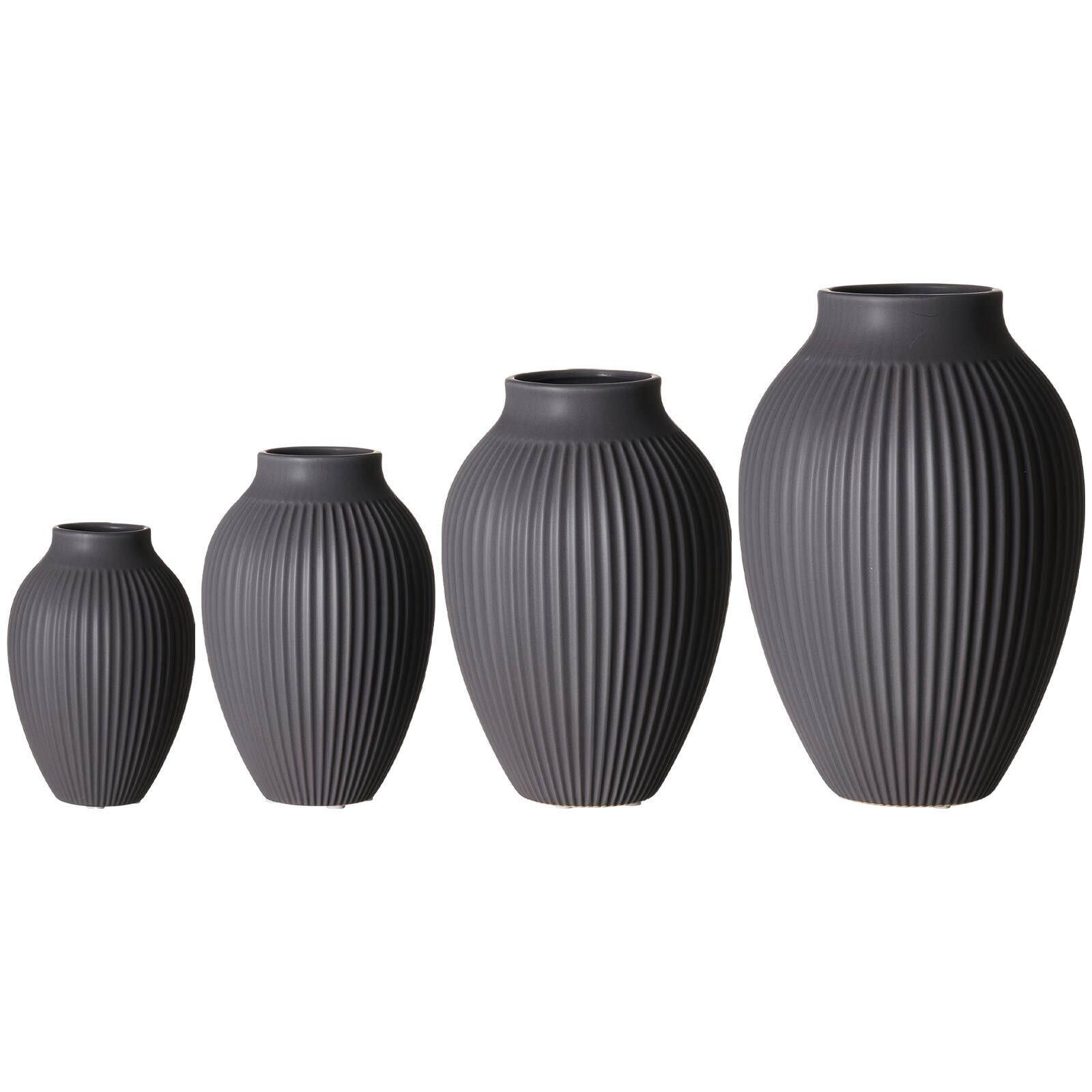 VASEN Alsta Grau 4er Set - Grau, Keramik (1cm) - Ritzenhoff Breker
