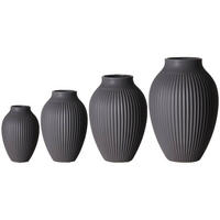 VASEN Alsta Grau 4er Set - Grau, Keramik (1cm) - Ritzenhoff Breker
