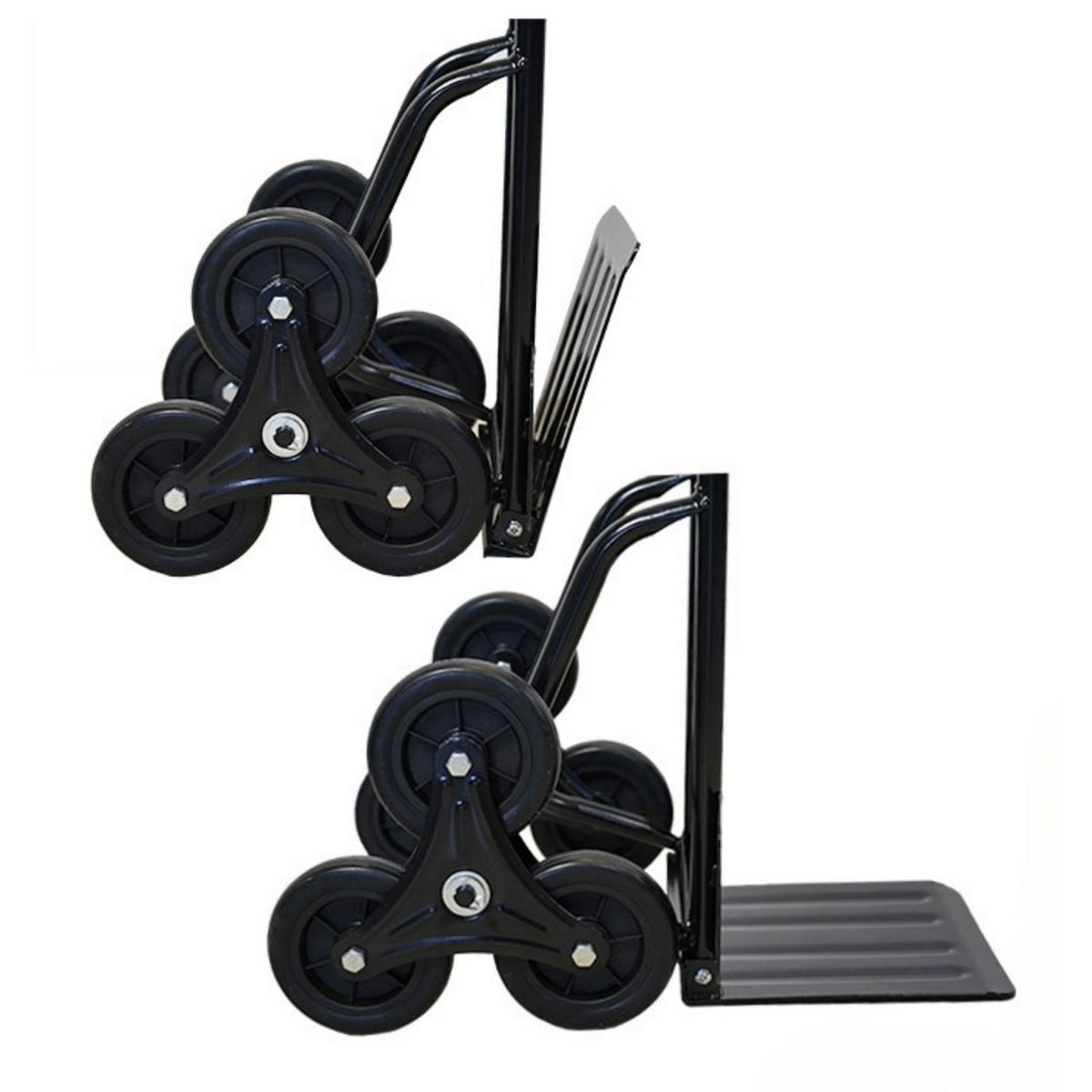 TREPPENSTEIGER Sackkarre Odin 111x60x43cm Tragkraft 200kg Schwarz - Schwarz, Metall (43/60/111cm) - PROREGAL