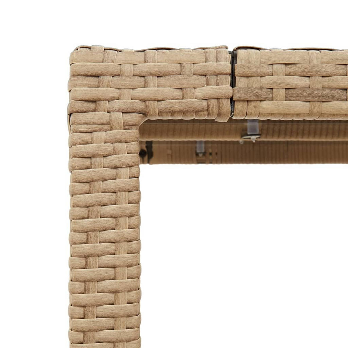 GARTENTISCH Tischger 90/75/90 cm - Beige, Naturmaterialien (90/90/75cm) - ZMH