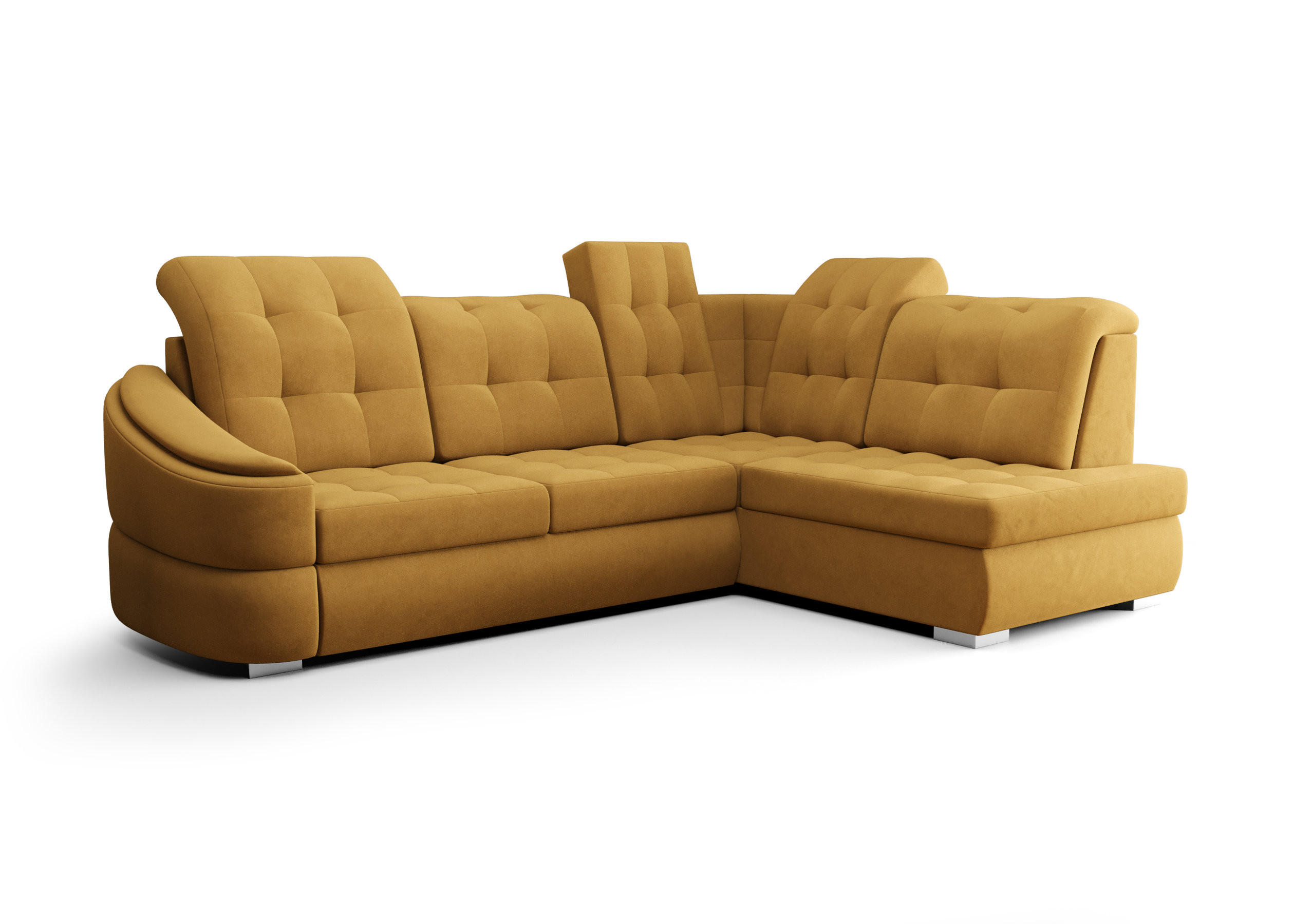 O-Sofa Ecksofa Gelb 260x180 cm