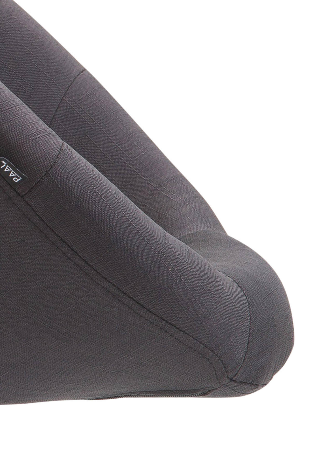 BARHOCKER Stoff dunkelgrau - Dunkelgrau/Schwarz, Textil/Metall (65/107/57cm) - CLP