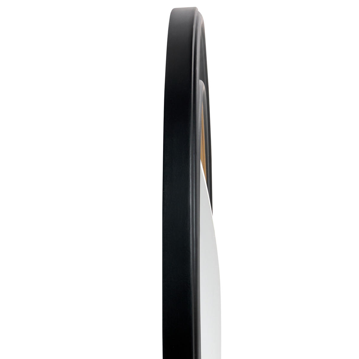 WANDSPIEGEL 66/66 cm Schwarz Malo - Goldfarben/Schwarz, Kunststoff (66/66/3cm) - Beliani