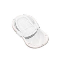 BABYBADEWANNE Netz Froggy weiß Badewanneneinsatz Kunststoff Clips ab Geburt - Weiß, Textil (47/62cm) - Lorelli