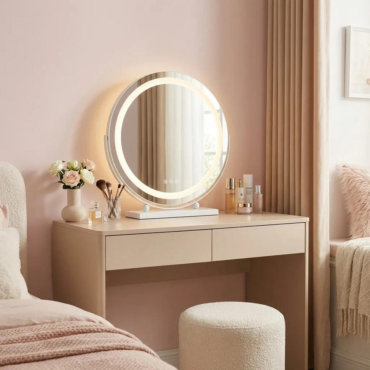 SPIEGEL Rea Led Make-up White 40 Cm - Weiß, Metall (4/43/12cm) - REA