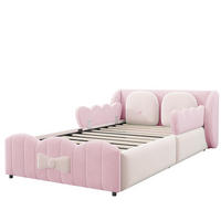 KINDERBETT 90/200 cm Rosa - Pink, Textil