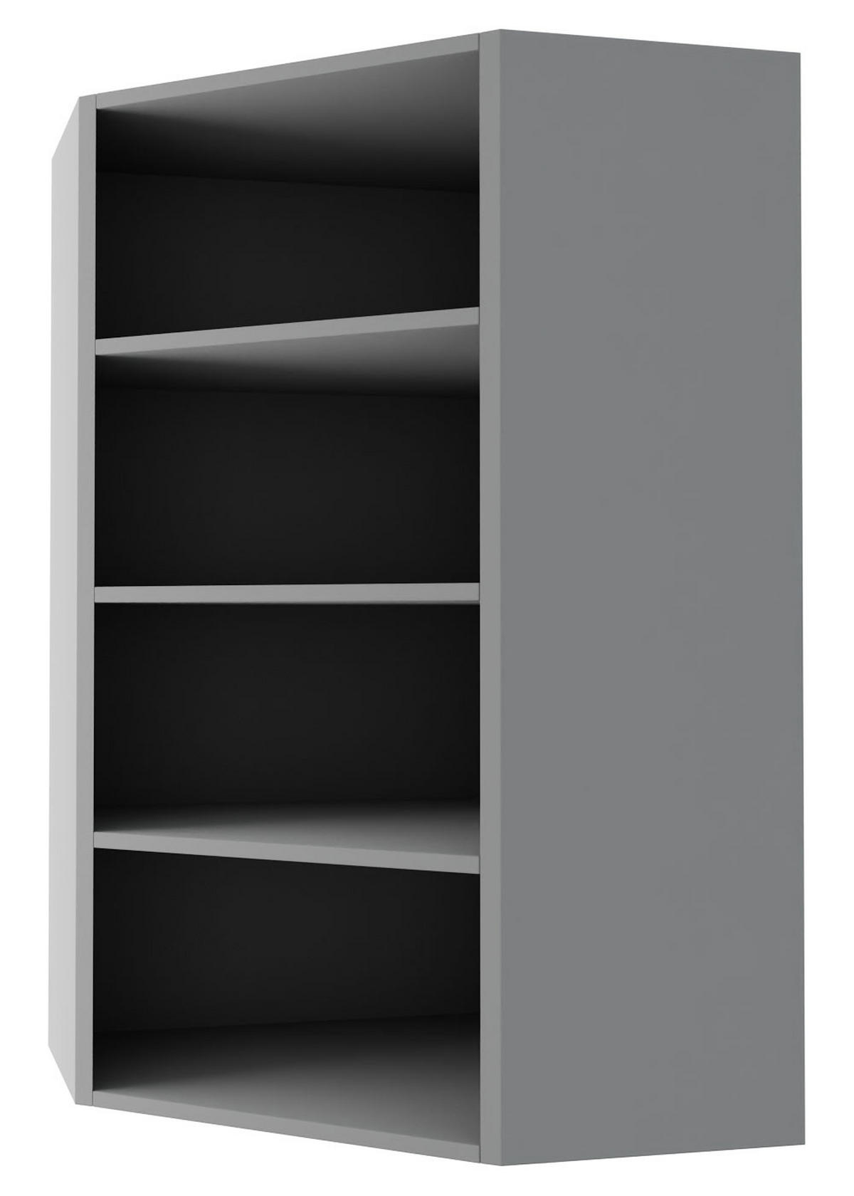 KÜCHENHÄNGESCHRANK Kvantum W4/10/60 Beige Matt / Grau Matt 60 / 60 / 96cm - Beige/Grau, Holz/Holzwerkstoff (60/96/60cm) - Feldmann-Wohnen