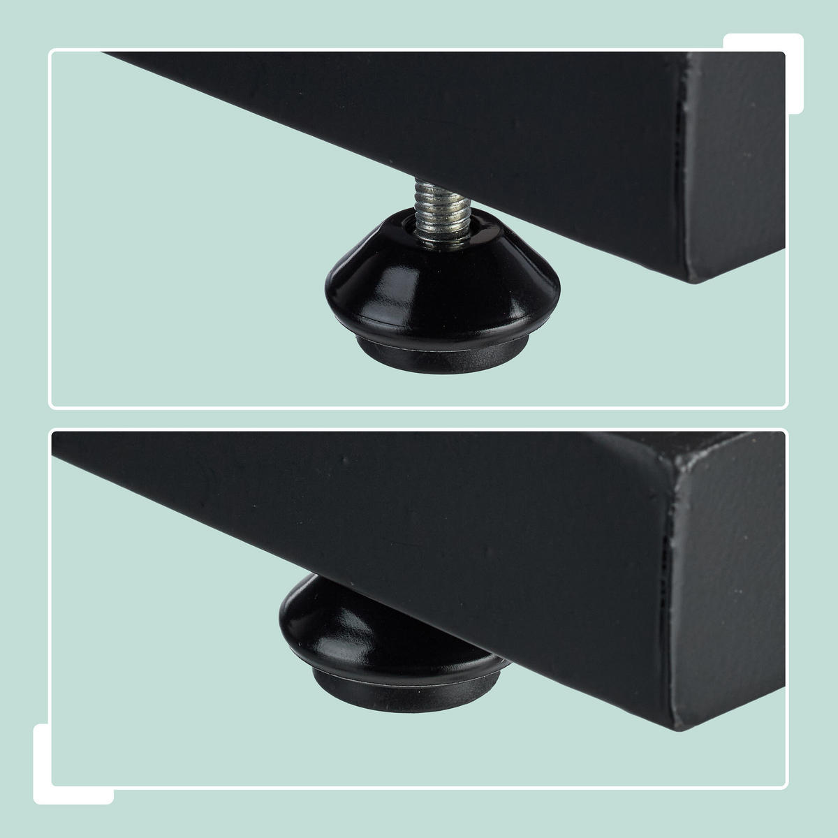 KAMINHOLZREGAL - Schwarz, Metall (60/62/49cm) - Relaxdays