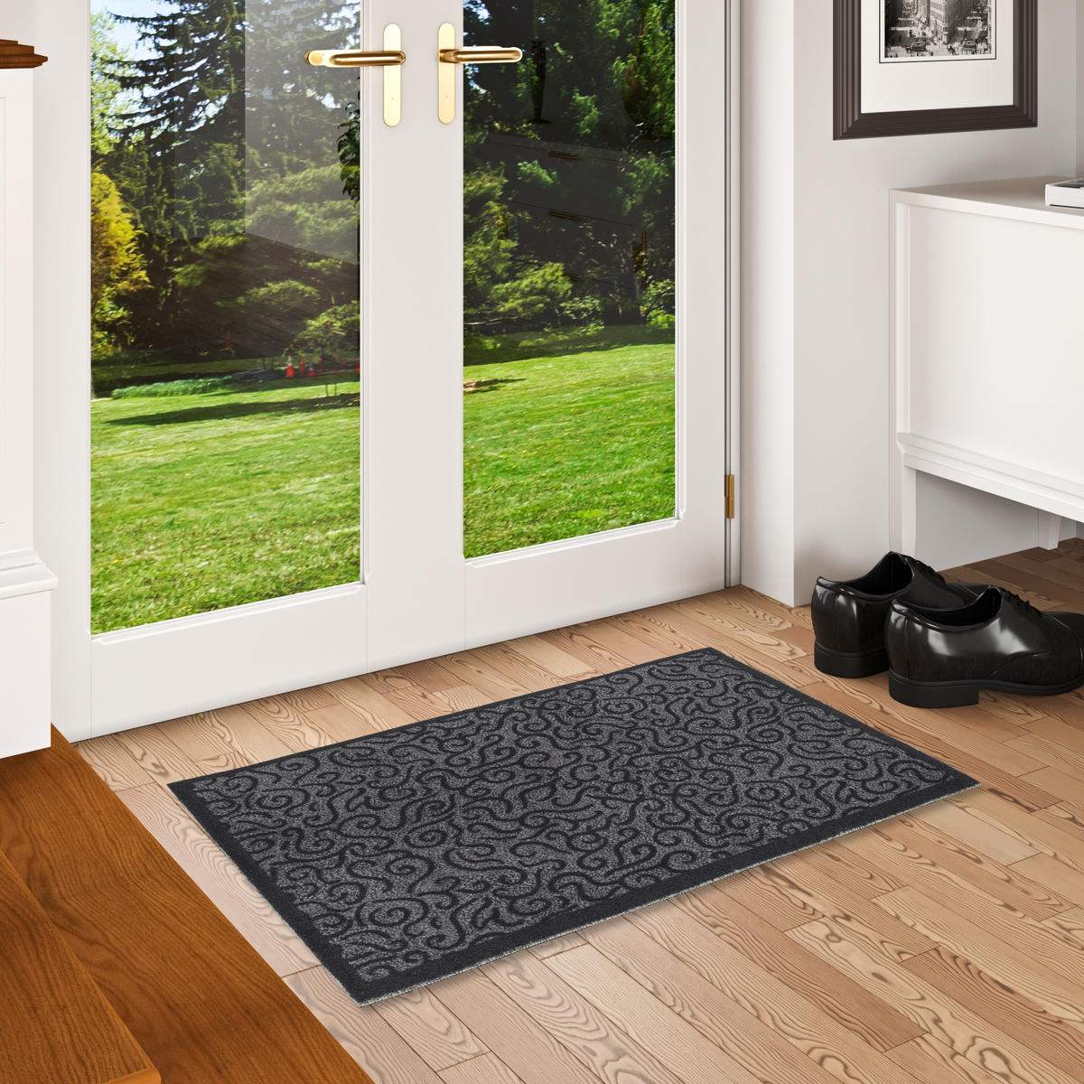 FUSSMATTE SAUBERLAUF SUPERCLEAN - Anthrazit, Textil (40/60cm) - Pergamon