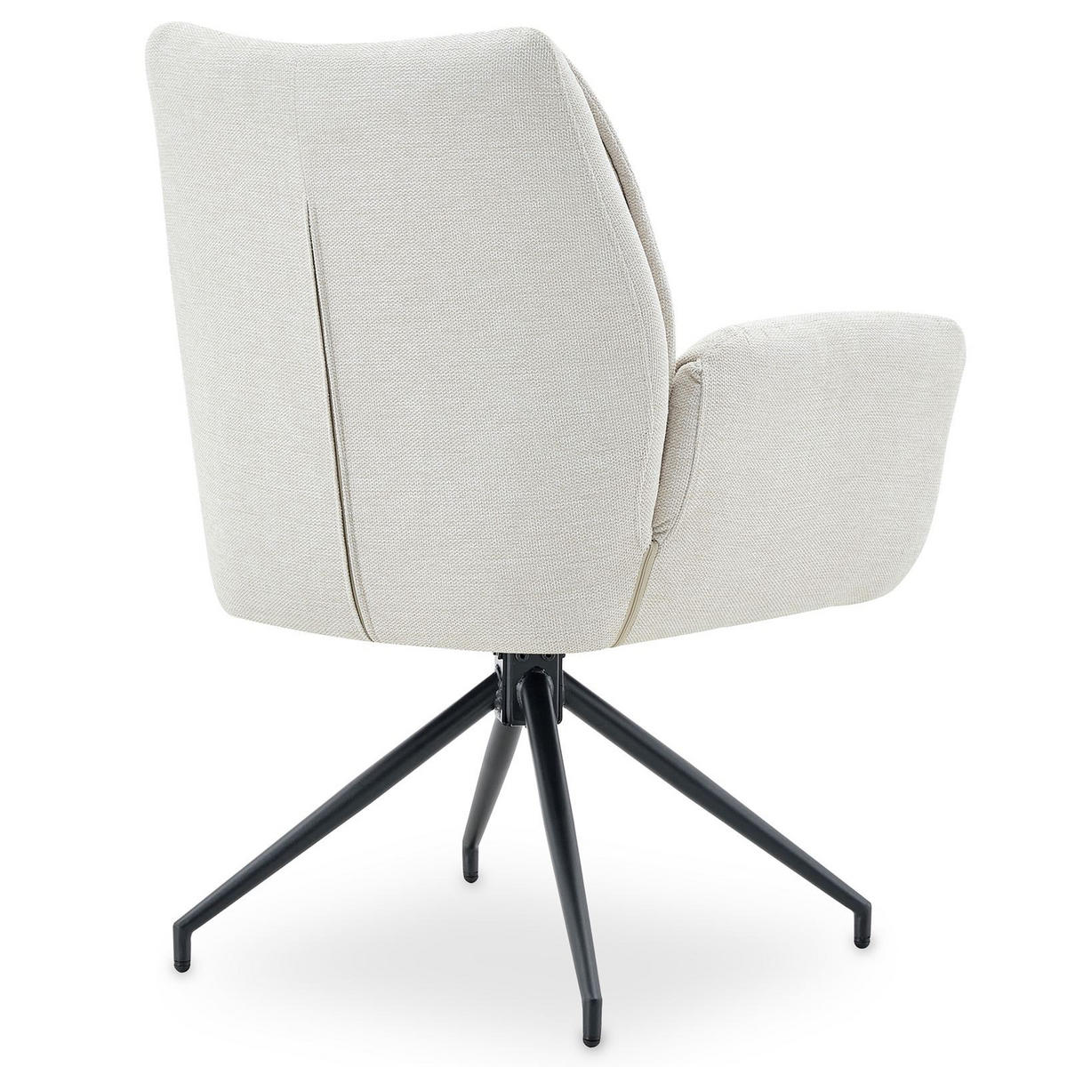 ESSZIMMERSTÜHLE LIRA 2er-Set cremeweiß - Creme, Textil (65/88/64cm) - IDIMEX