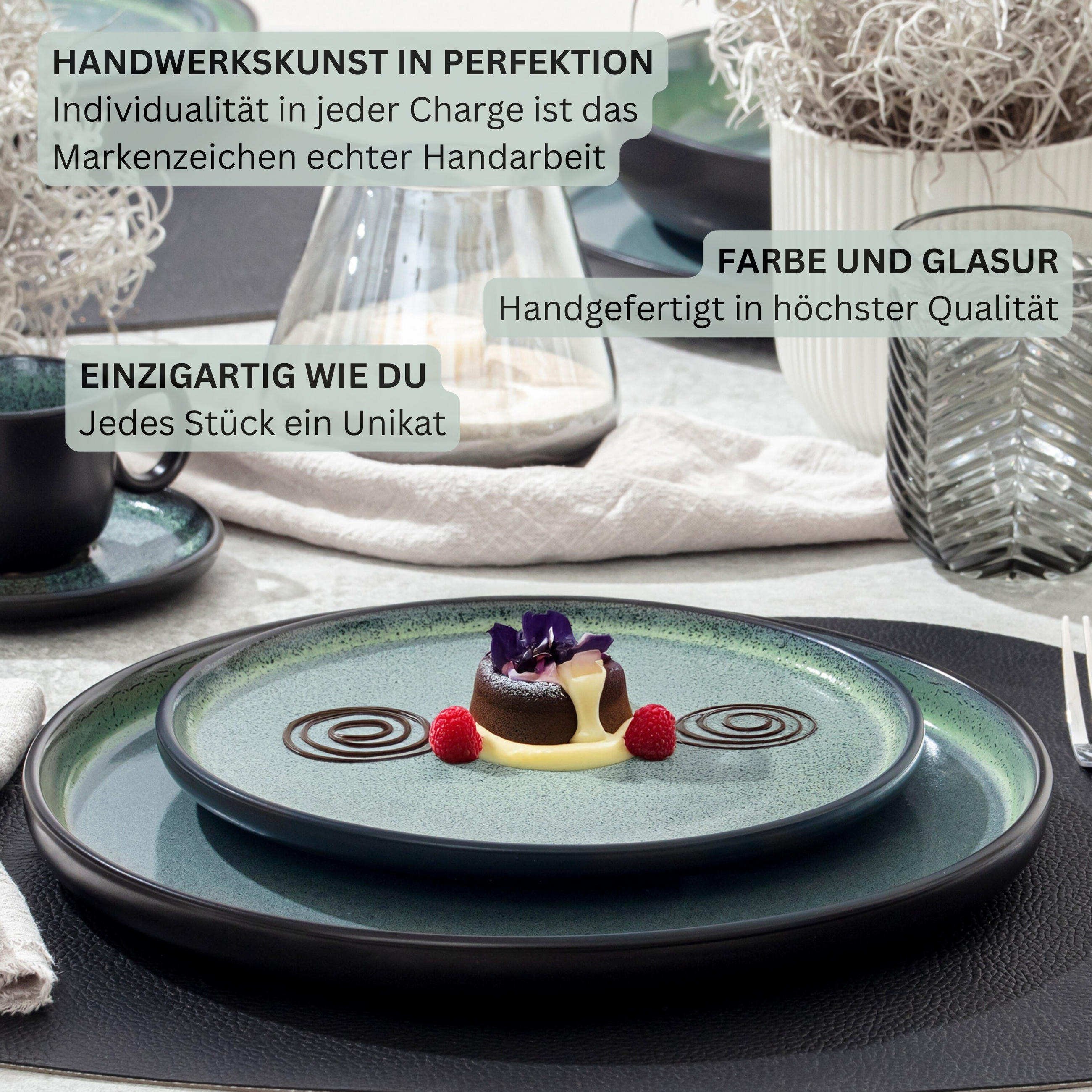 Sänger Speiseteller Grün