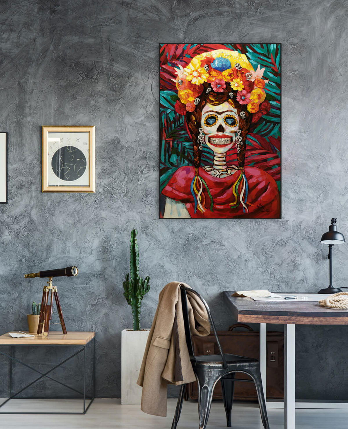 ACRYLBILD HANDGEMALT 70/100 cm - Multicolor, Holz/Textil (70/100cm) - KUNSTLOFT