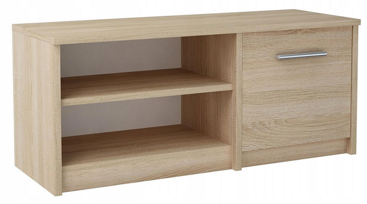 FERNSEHKOMMODE BODO 1D Sonoma Eiche 98/35/42 cm - Sonoma Eiche, Holzwerkstoff (98/42/35cm) - Matkam Möbel