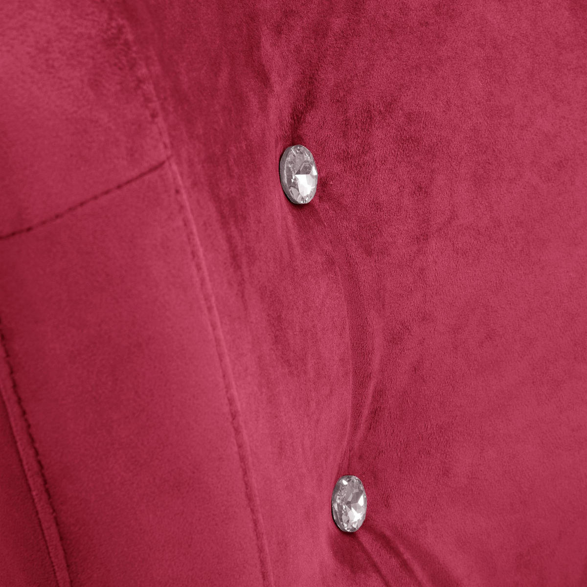 COCKTAILSESSEL Kayleigh Samtvelours rot - Rot, Kunststoff (68/80/69cm) - 58aufmkessel