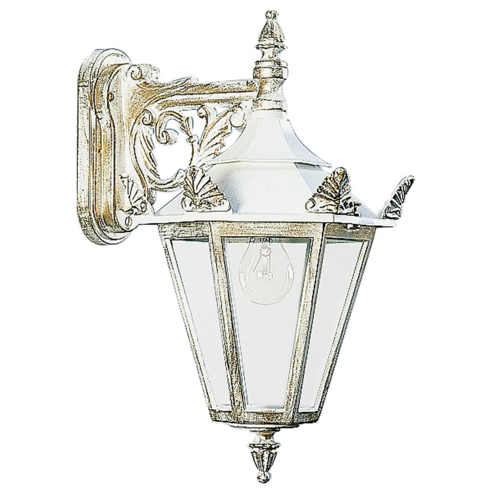 WAND- & DECKENLEUCHTE Weiß - Goldfarben/Weiß, Metall (26/48/26cm) - click-licht