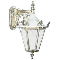 WAND- & DECKENLEUCHTE Weiß - Goldfarben/Weiß, Metall (26/48/26cm) - click-licht