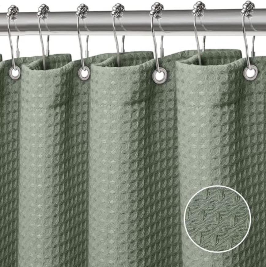 DUSCHVORHANG 150 cm x 180 cm Grün - Grün, Textil (180/150cm) - Vallsero