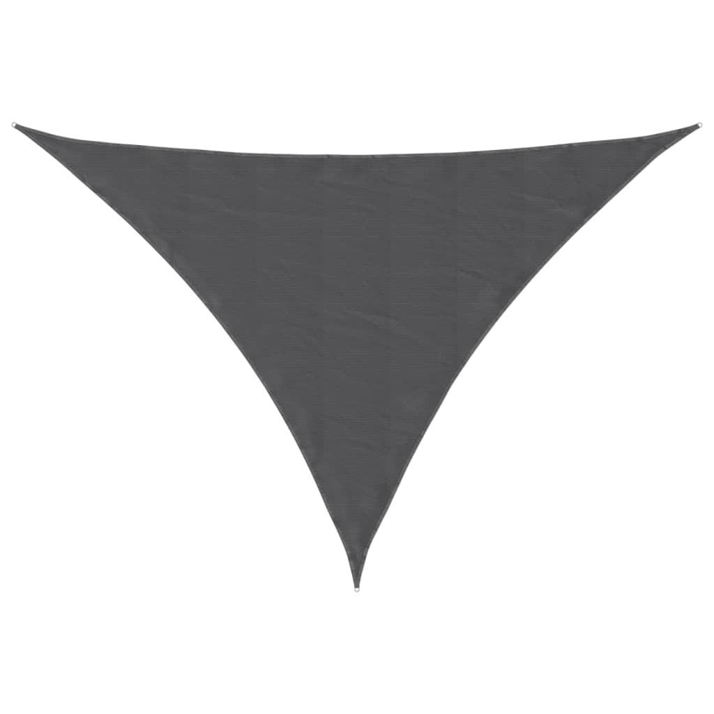SONNENSEGEL Oxford-Gewebe Dreieckig 4x4x5,8 m Anthrazit - Anthrazit, Textil (400/400cm) - furnicato