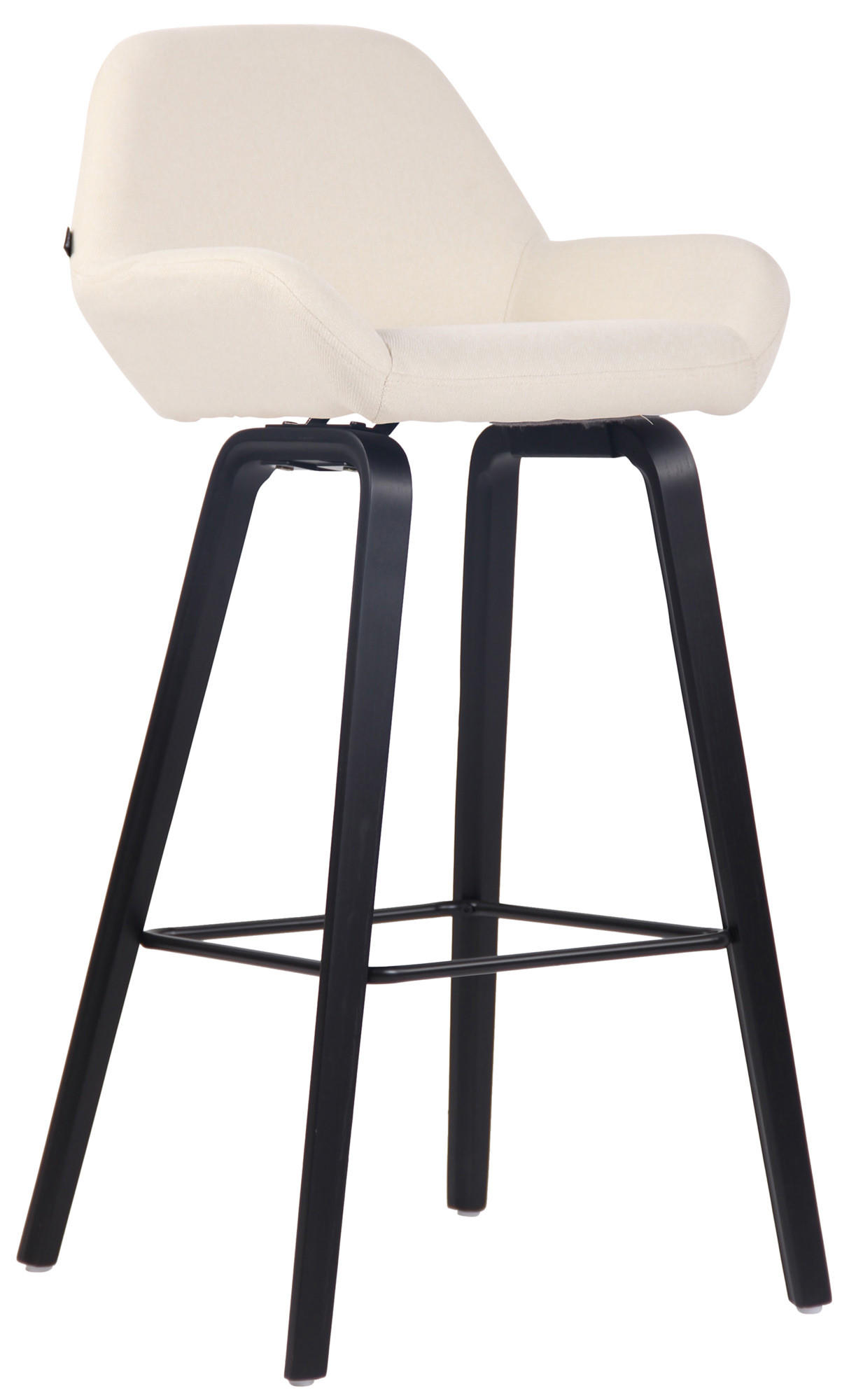 BARHOCKER Stoff creme - Creme, Textil (52/103/51cm) - CLP