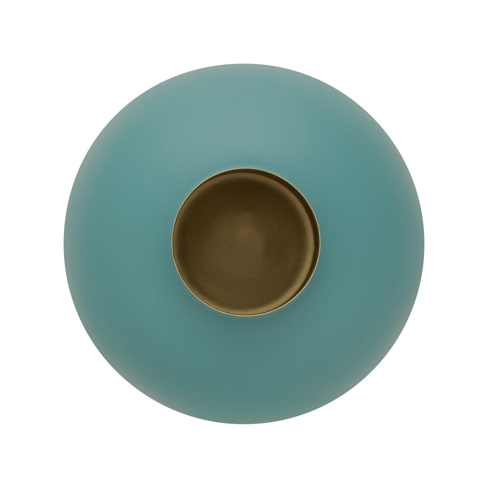 VASE Metal matt hellblau 32 cm - Hellblau, Metall (31cm) - Pip Studio