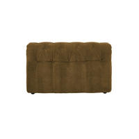 SOFA SITZELEMENT SEPHI Braun Cord - Dunkelbraun/Schwarz, Kunststoff/Textil (107/62/27cm) - KAWOLA