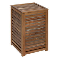 HOLZKORB für Wäsche Acacia 65 l 40,3/40,3/60 cm - Braun, Holz (40.3/40.3/60cm) - 5five Simply Smart