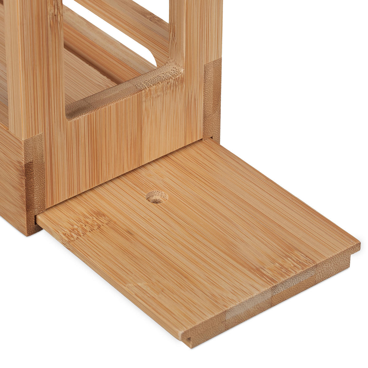 GEWÜRZREGAL - Hellbraun, Holz (30.5/21.5/10.5cm) - Relaxdays