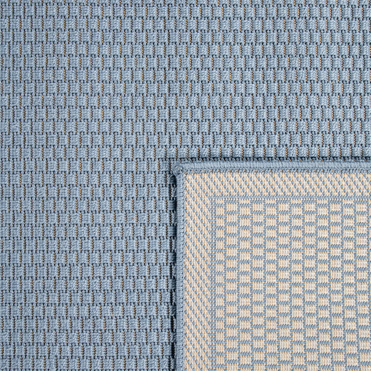 OUTDOORTEPPICH 60/100 cm Timber 125 - Hellblau, Textil (60/100cm) - Paco Home