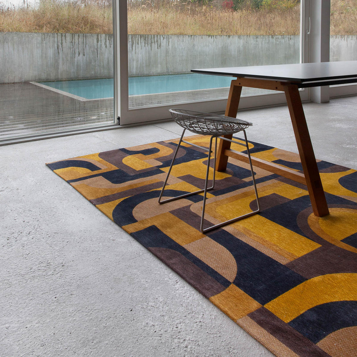 TEPPICH In-/Outdoor Flachgewebe YELLOW MEISTER Gelb 240 x 340 cm - Gelb, Textil (240/340cm) - Novatrend