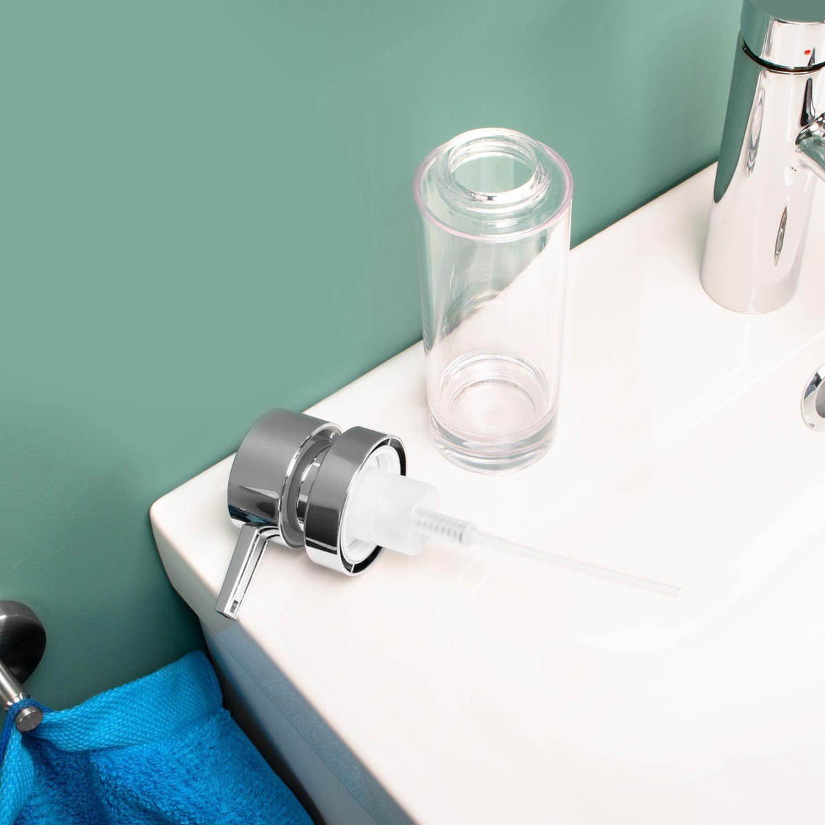 SCHAUMSPENDER, transparent, Kunststoff - Transparent, Kunststoff (6/20.9/69.5cm) - bremermann