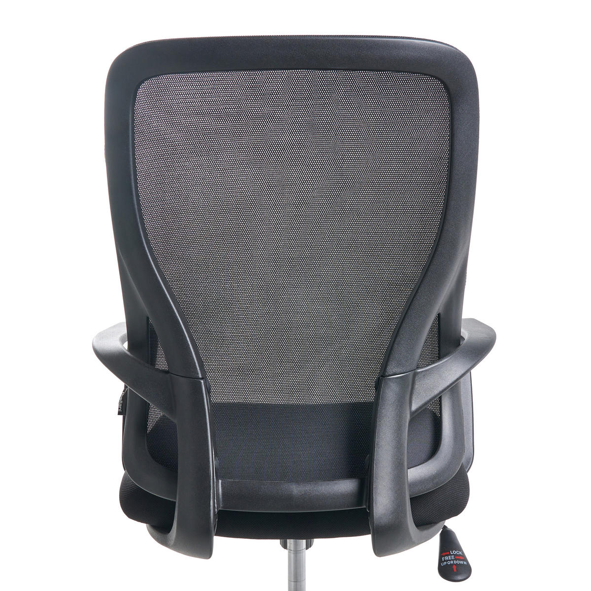 BÜROSTUHL Schwarz Luma - Schwarz, Textil (60/98/60cm) - Beliani
