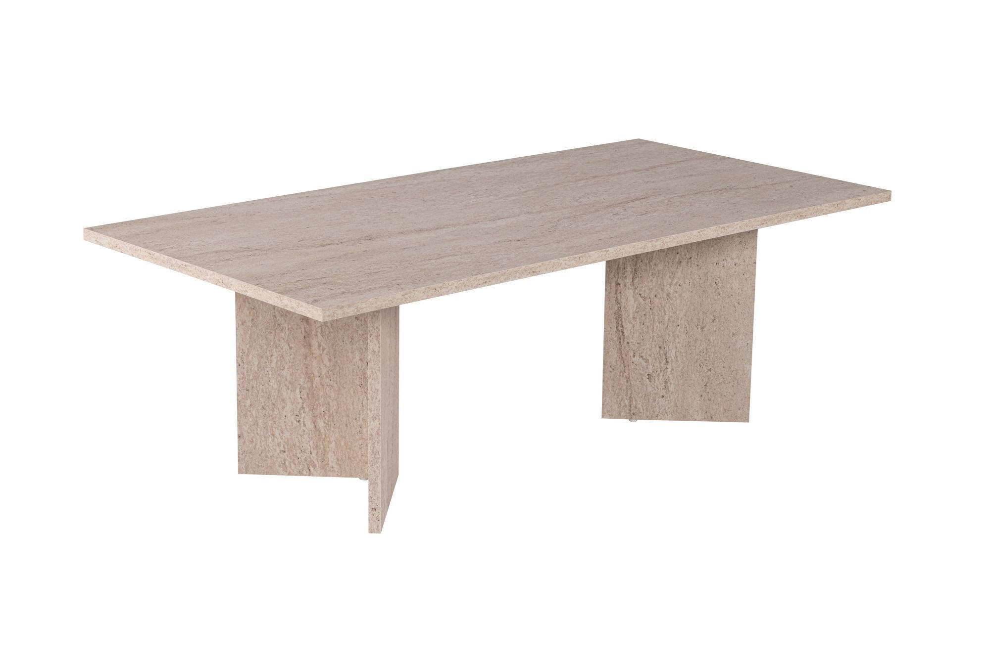 COUCHTISCH sabin Travertine - Beige, Holz (60/119/40cm) - Habitat Garten