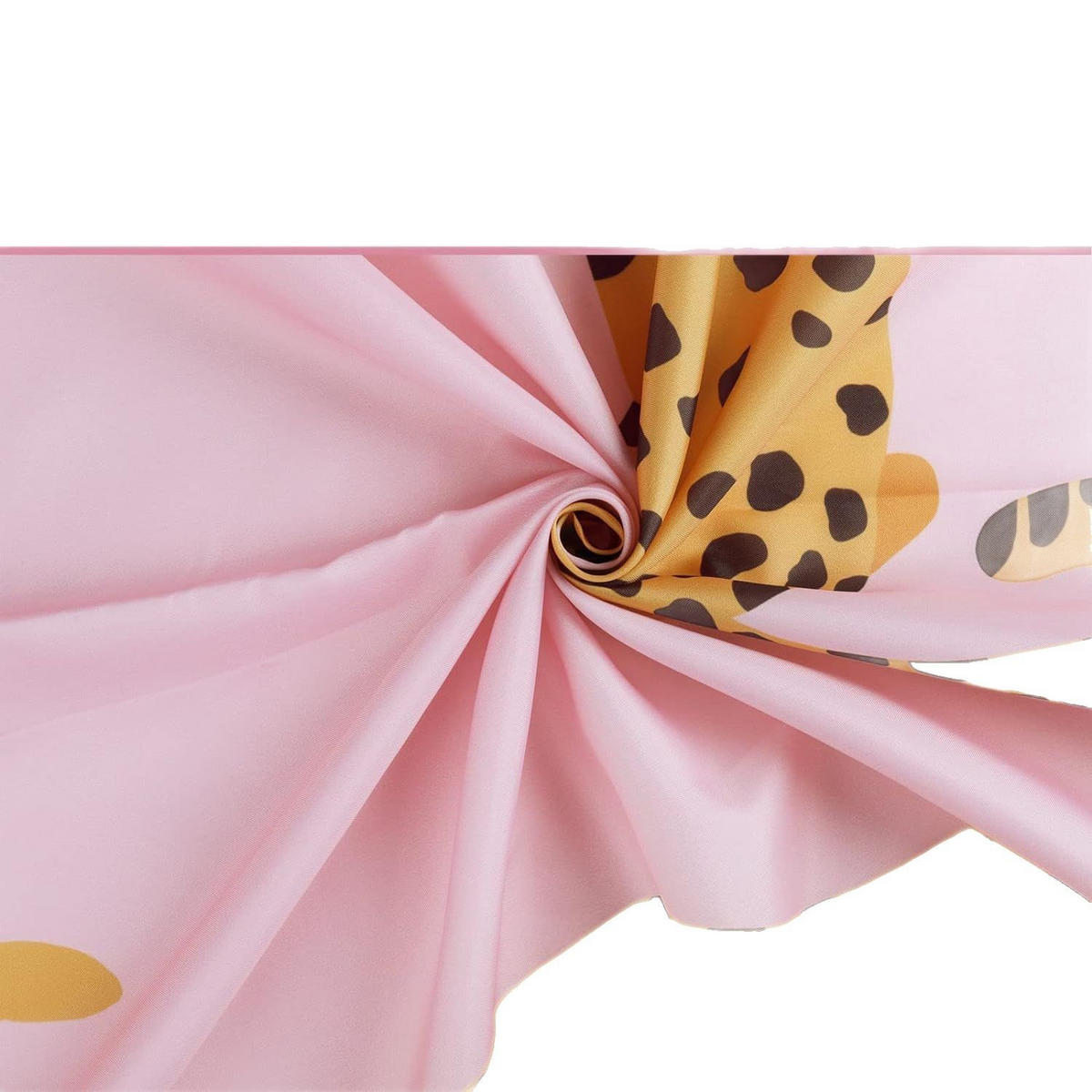 DUSCHVORHANG Rosa tropisch Tier Polyester mit Haken - Pink, Textil (180/180cm) - MCBOSON