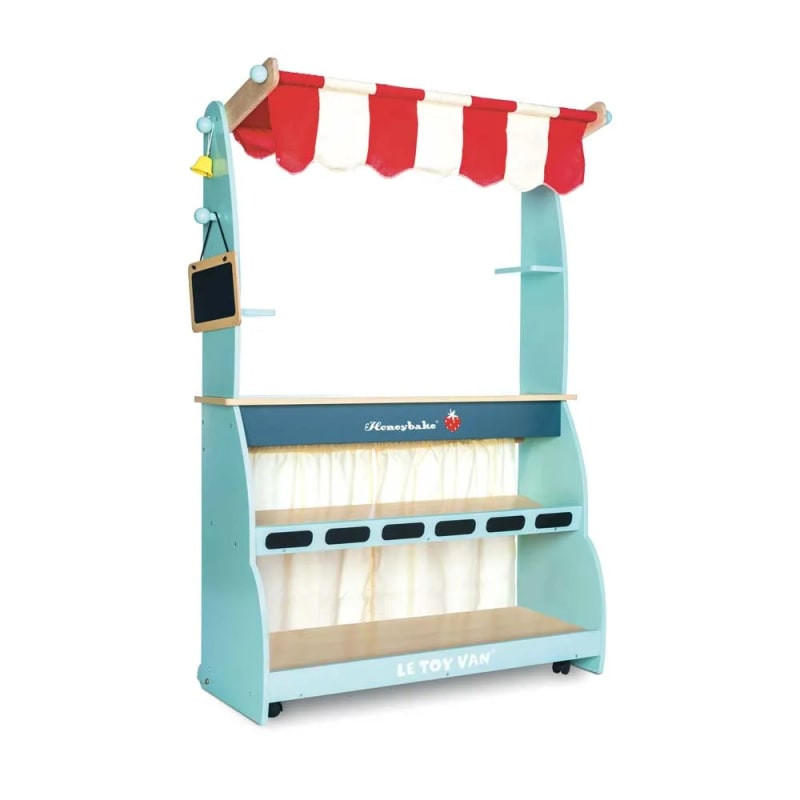 SPIELLADEN , Honeybake, Verkaufsstand & Café - Rot, Holz (36/122/90cm) - Le Toy Van