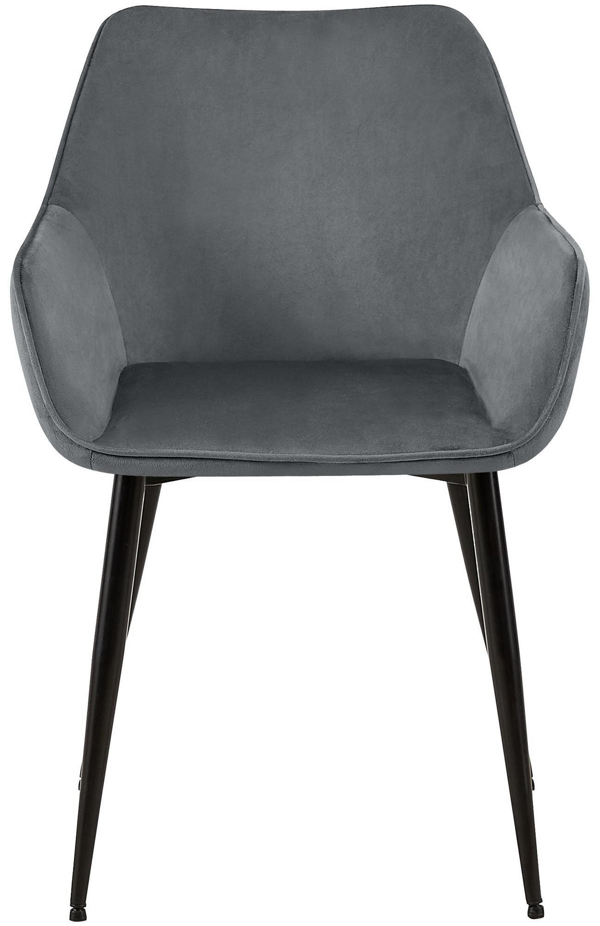 ESSZIMMERSTUHL Luena 82x52x63 cm dunkelgrau - Dunkelgrau, Textil (52/82/63cm) - furnicato