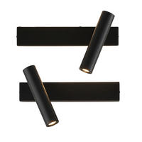 WANDLEUCHTE Lodvi, Schwarz, 30cm - Schwarz, Metall (30/5/30cm) - KOSILUM