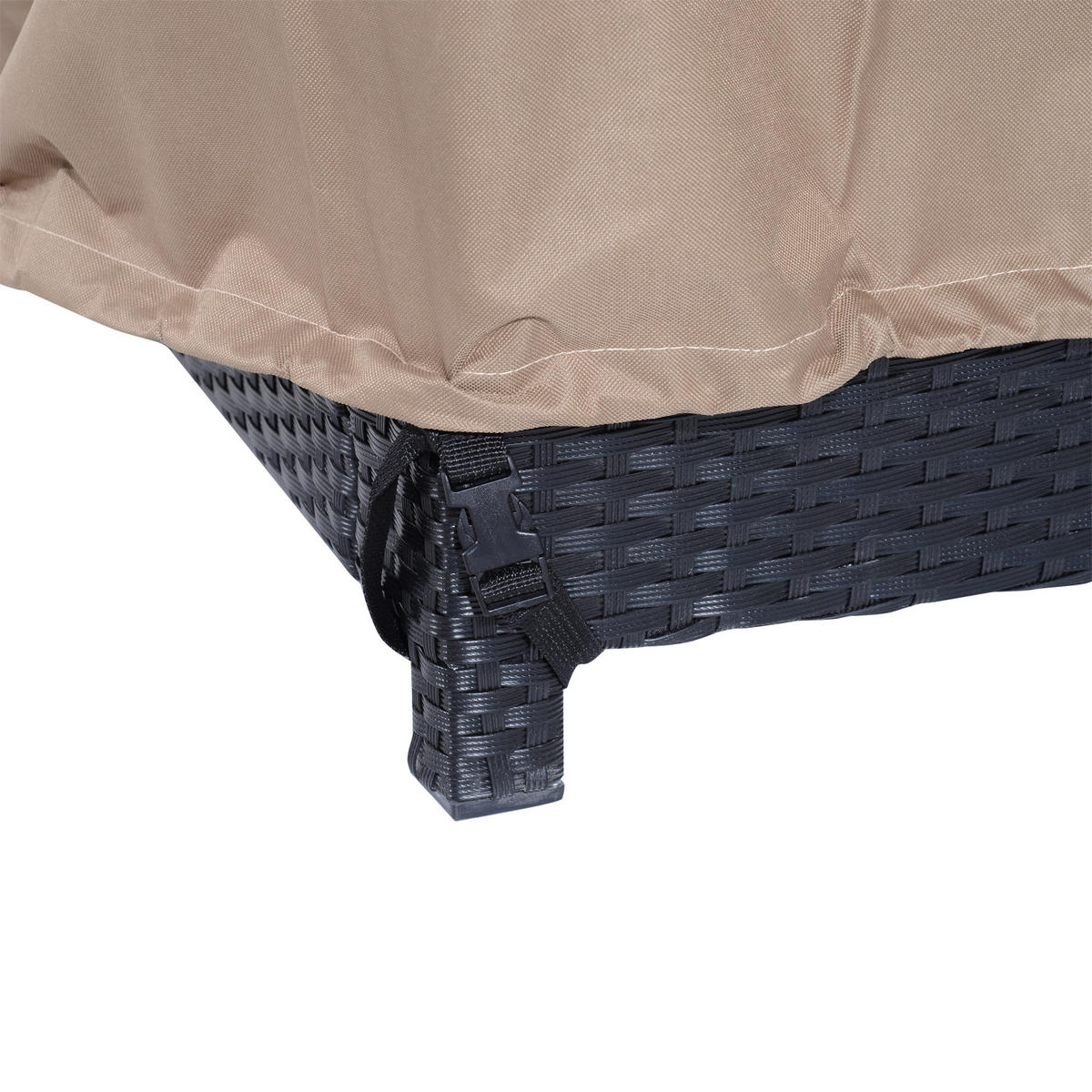SCHUTZHÜLLE Beige und Braun 1 Stück - Beige, Kunststoff/Textil (152/79/87cm) - GiPP