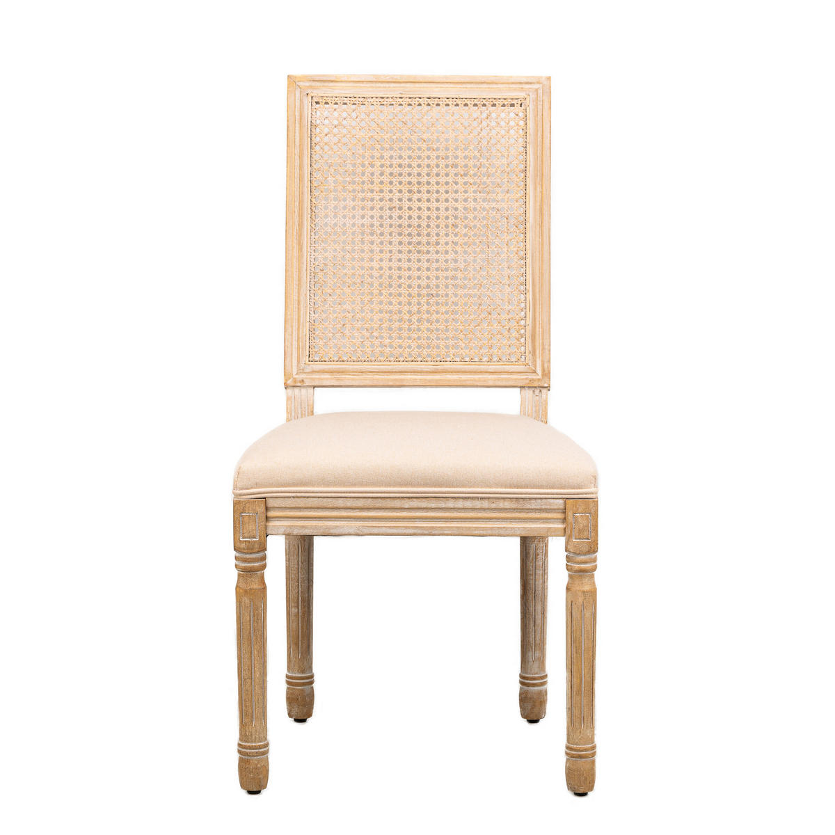 STUHL 2er-Set Holz Beige - Beige, Holz (50/98/59cm) - Nordlys
