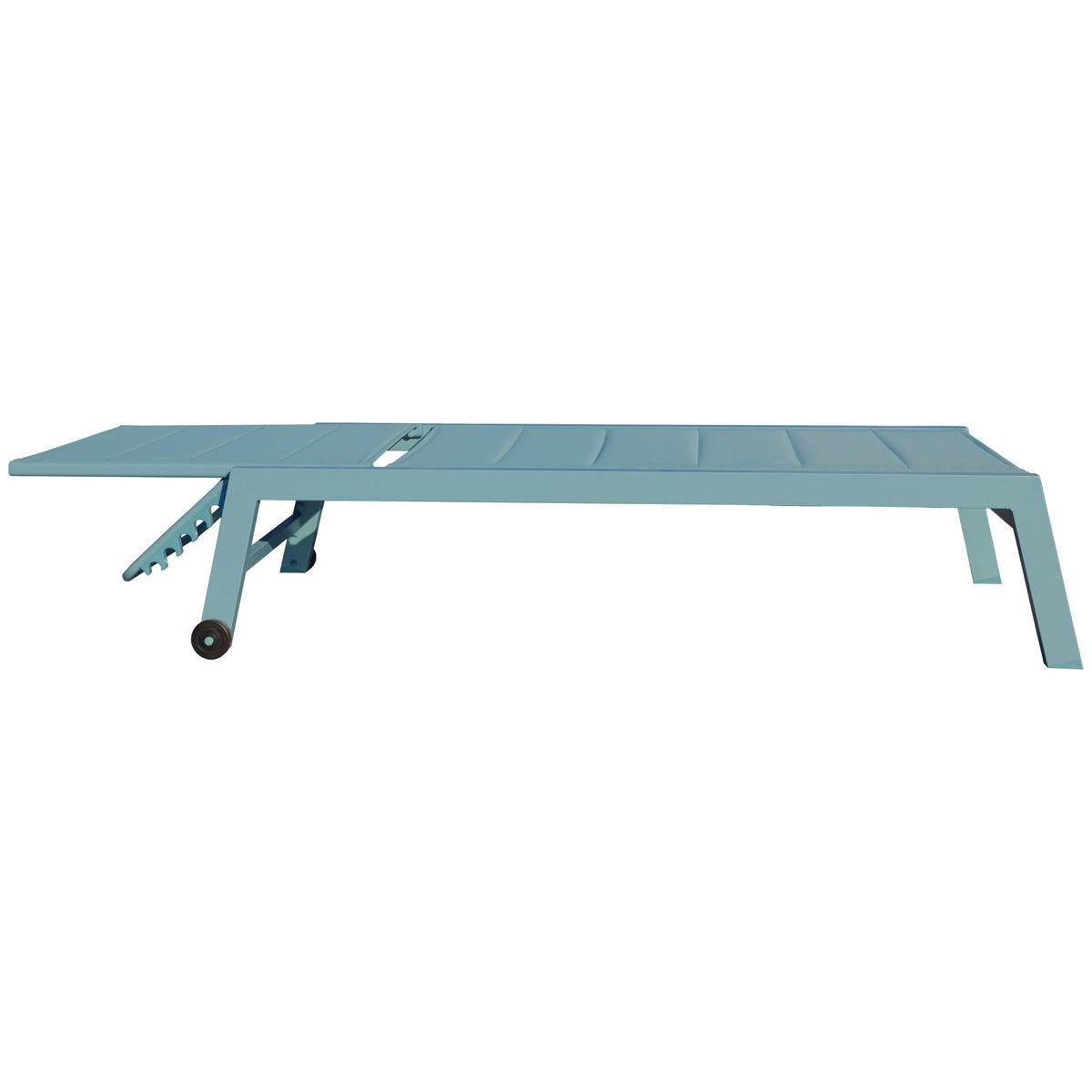 SONNENLIEGEN Barbados Hellblau und Hellblau 2er-Set - Blau, Kunststoff (61/95/198cm) - Happy Garden