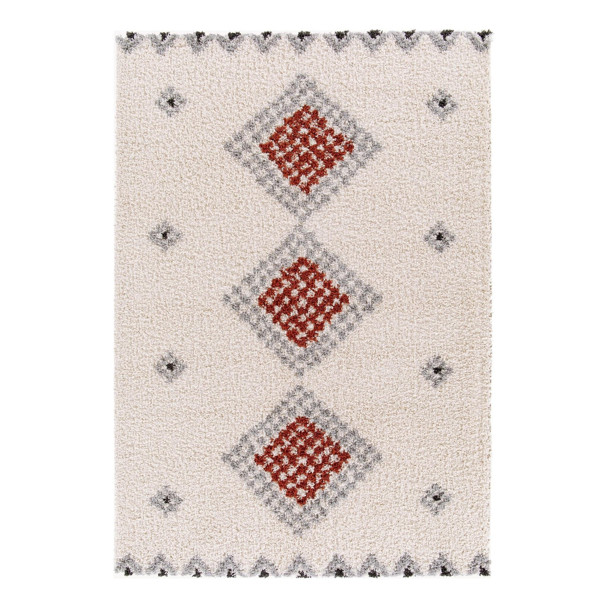 TEPPICH weich dick Ethno-Stil rot - Rot, Textil (160/230cm) - AFK Living