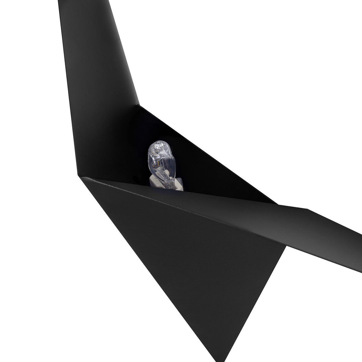 WANDLEUCHTE Briance 36/36/34 cm - Schwarz, Metall (36/34/36cm) - Beliani