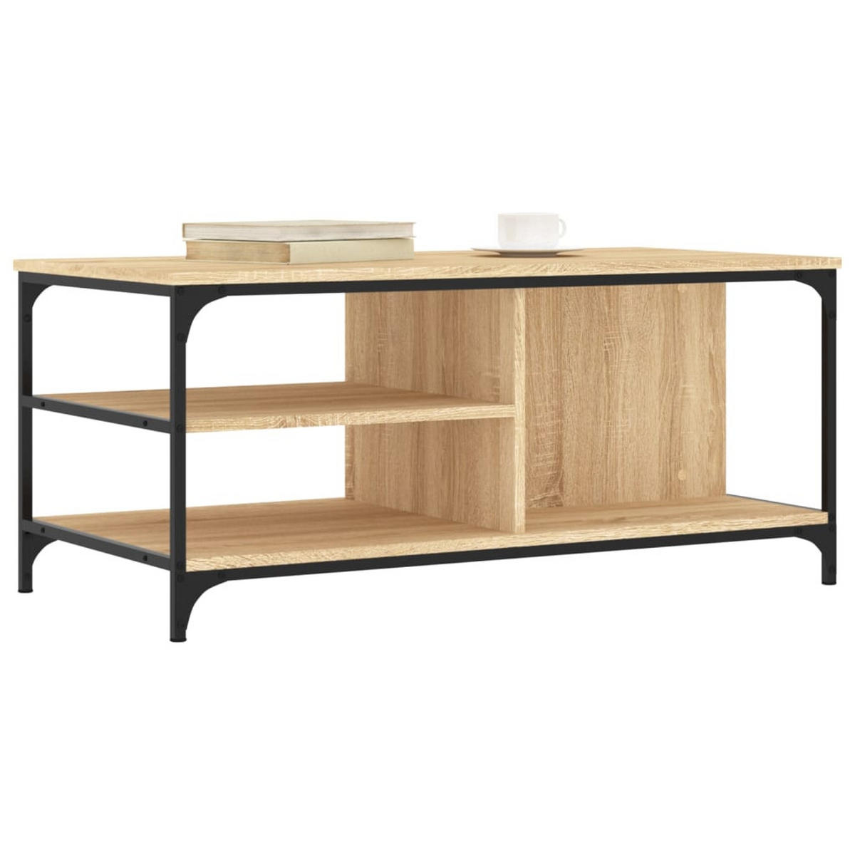 COUCHTISCH Sonoma-Eiche 100x50x45 cm Holzwerkstoff - Braun, Holzwerkstoff (50/100/45cm) - furnicato