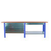 WERKBANK Buffalo Wood mit 6x Schublade HxBxT 86,5 x 210 x 75 cm Traglast 1000 kg Blau - Blau, Metall (210/86.5/75cm) - PROREGAL