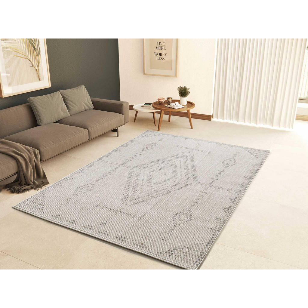 Thumbnail - Atticgo Vintage-Teppich, Beige, Textil, Grafikmuster, Rechteckig, 134x200 cm, Oeko-Tex® Standard 100, in verschiedenen G...