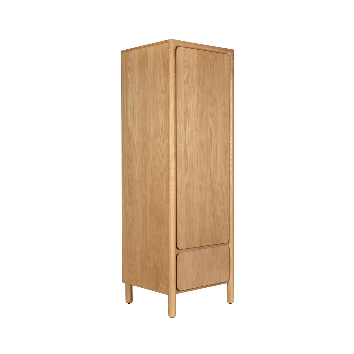 AUFBEWAHRUNGSSCHRANK Storm Natur - Naturfarben, Holz (60/180.5/55cm) - Zuiver